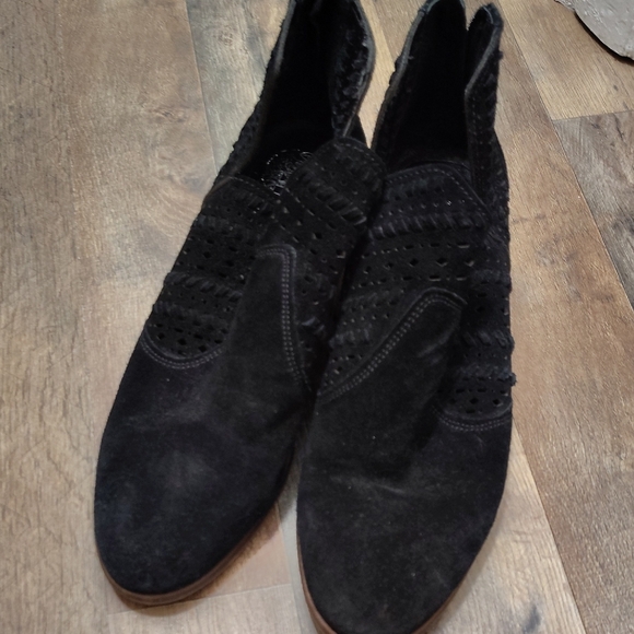 Vince Camuto Black Textured Men's Boots - Picture 1 of 8